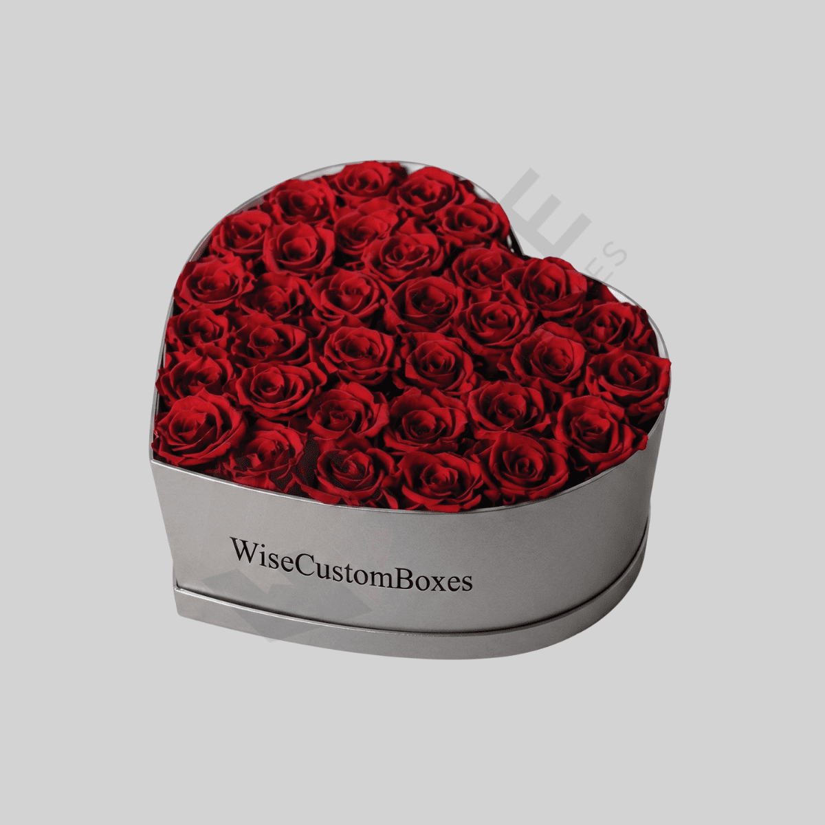 Custom flower shaped box designed for luxury gift packaging, elegant presentation, and premium branding.