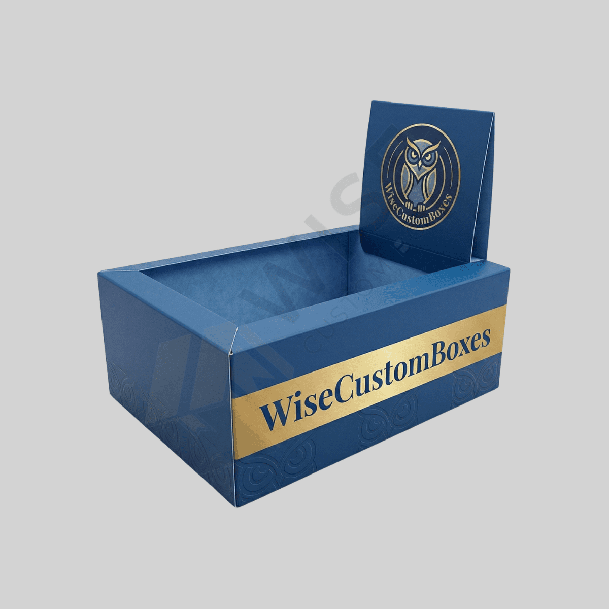 Custom four corner with display lid boxes designed for secure packaging, retail display, and premium product presentation.