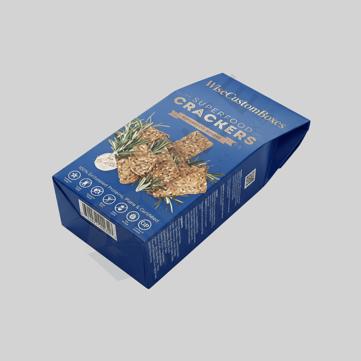 Custom gable bag auto bottom boxes designed for secure packaging, easy carrying, and premium product presentation.