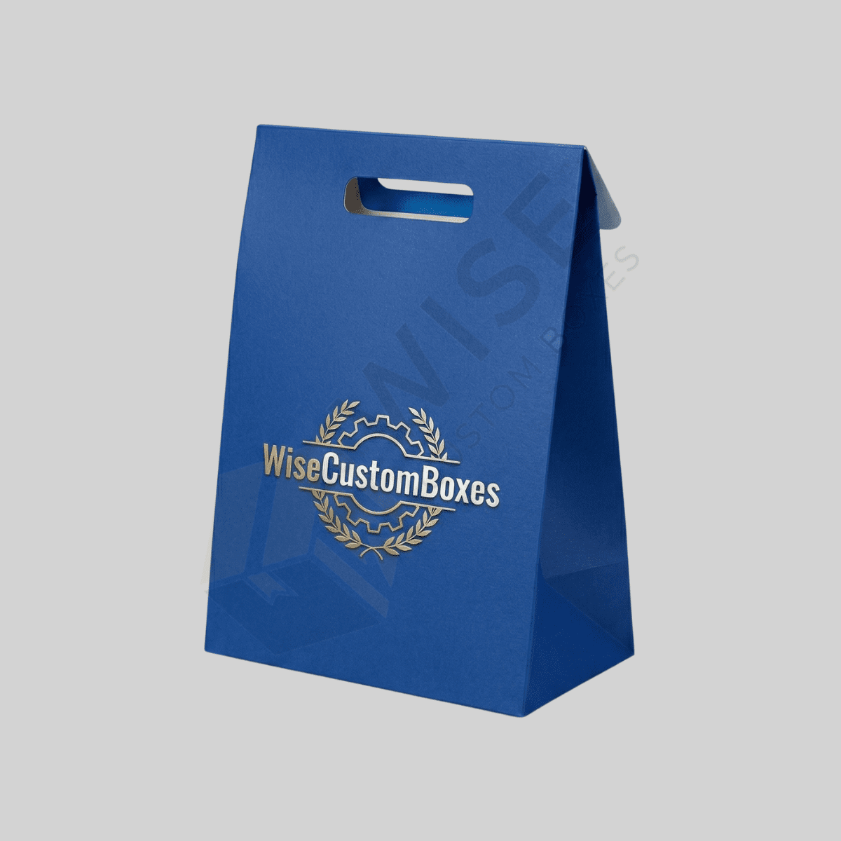 Custom gable bag auto bottom boxes designed for secure packaging, easy carrying, and premium product presentation.