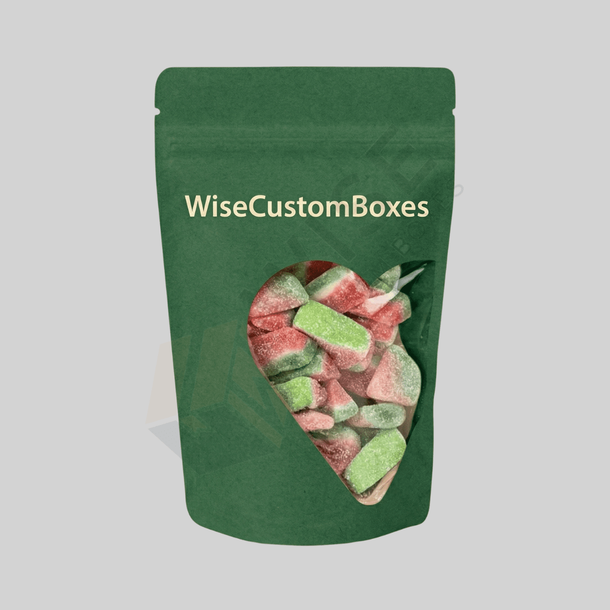 Custom kraft stand up pouches designed for secure packaging, product freshness, and eco-friendly brand presentation.