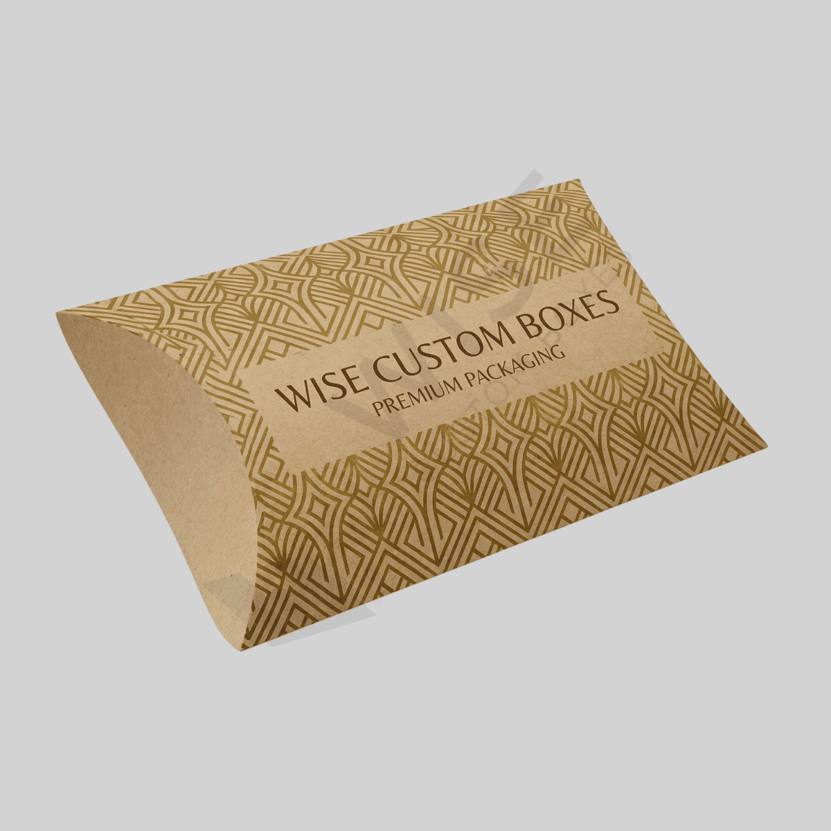 Premium custom large pillow boxes designed for secure packaging, product protection, and enhanced brand presentation.