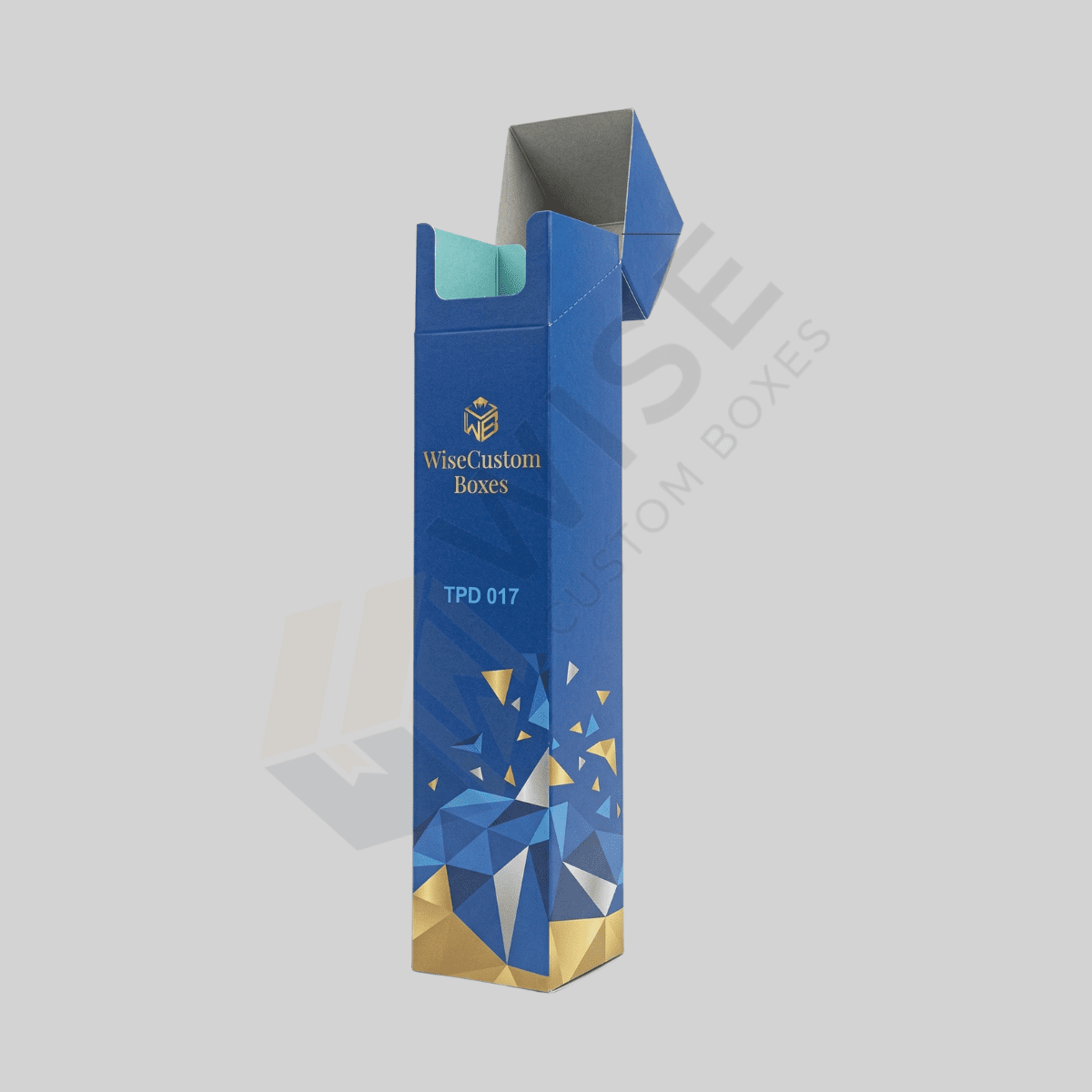 Custom reinforced sides with hinged top boxes designed for secure packaging, premium protection, and elegant product presentation.