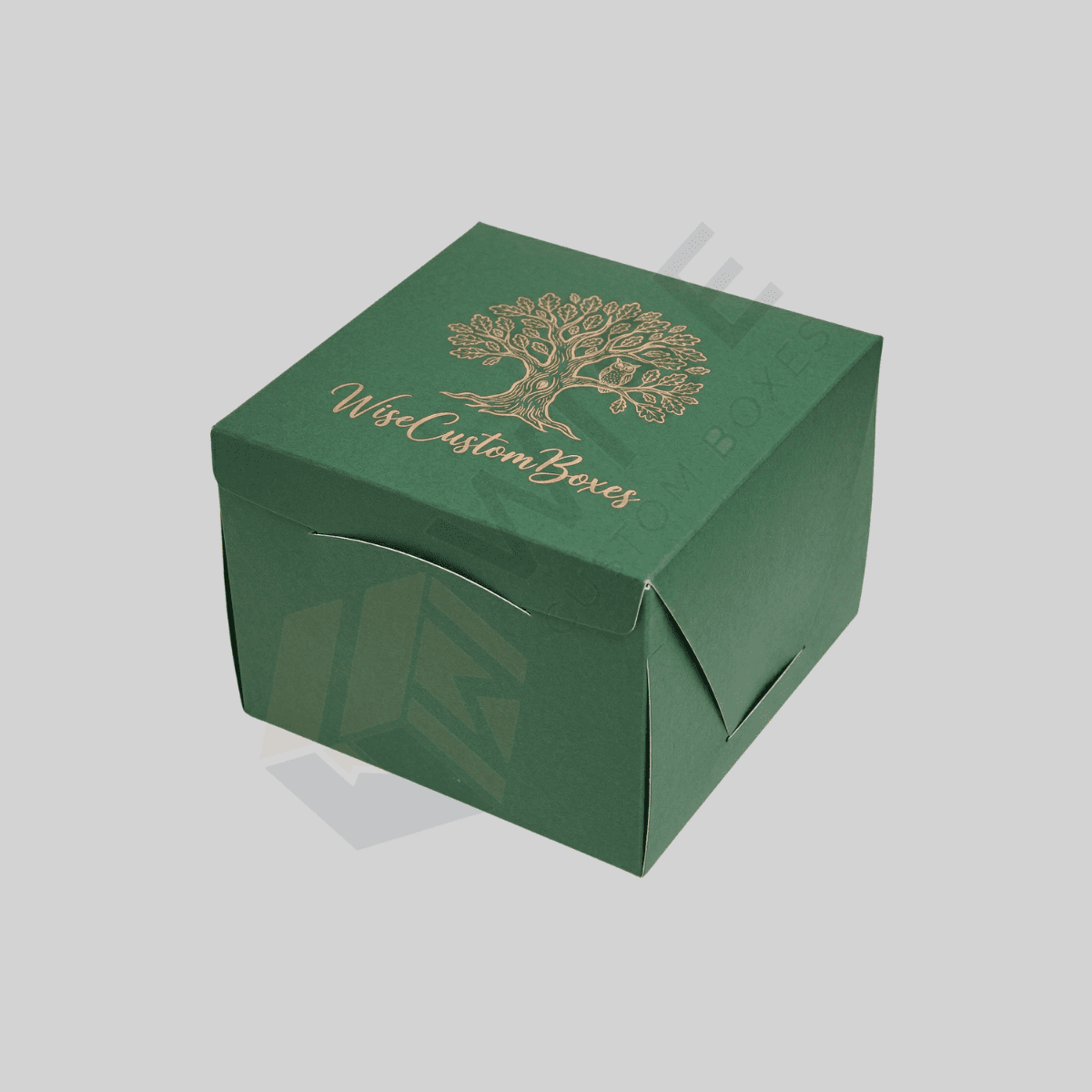 Custom self lock cake boxes designed for secure bakery packaging, product protection, and attractive presentation.