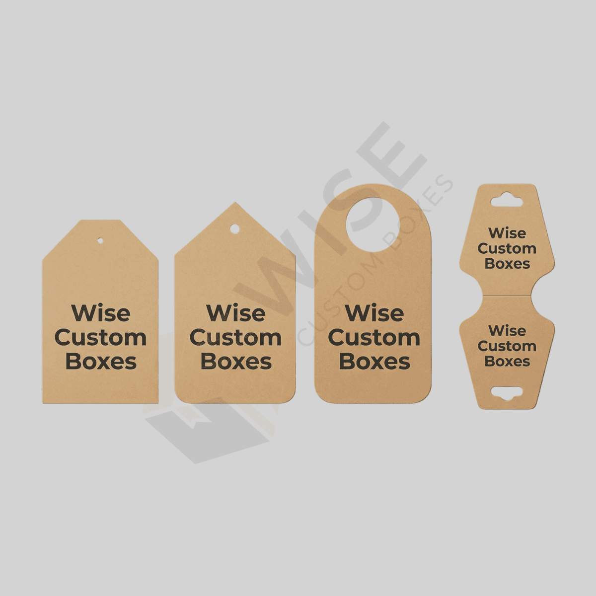 Premium custom tags designed for product branding, labeling, and retail presentation
