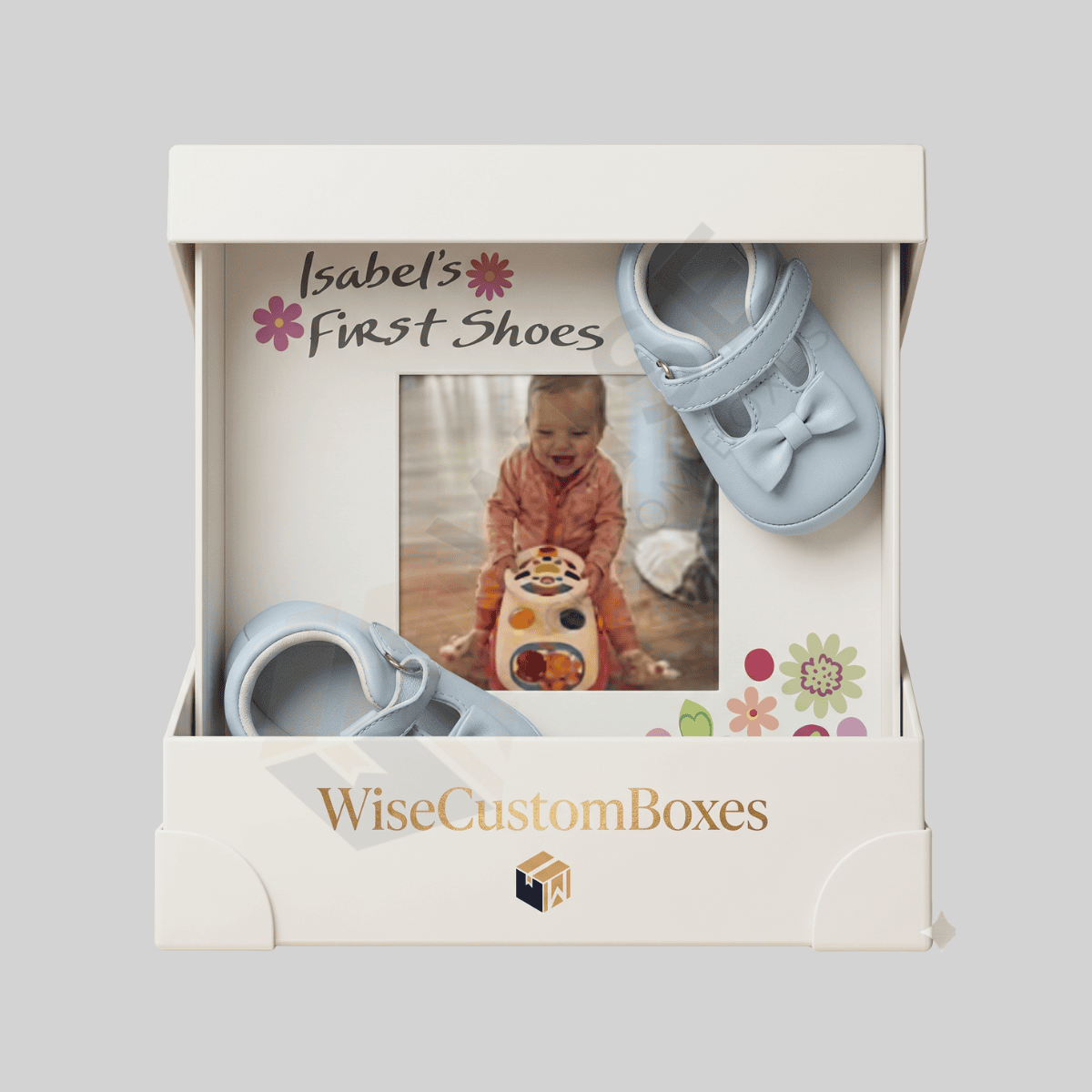 Custom Baby Shoe Boxes with Premium Printed Packaging