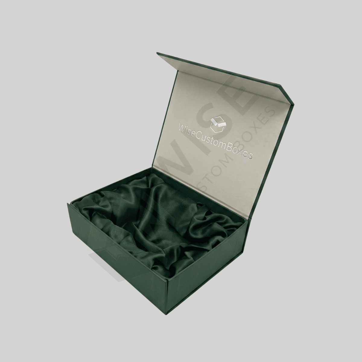 Custom Satin Lined Rigid Boxes for Luxury Product Packaging