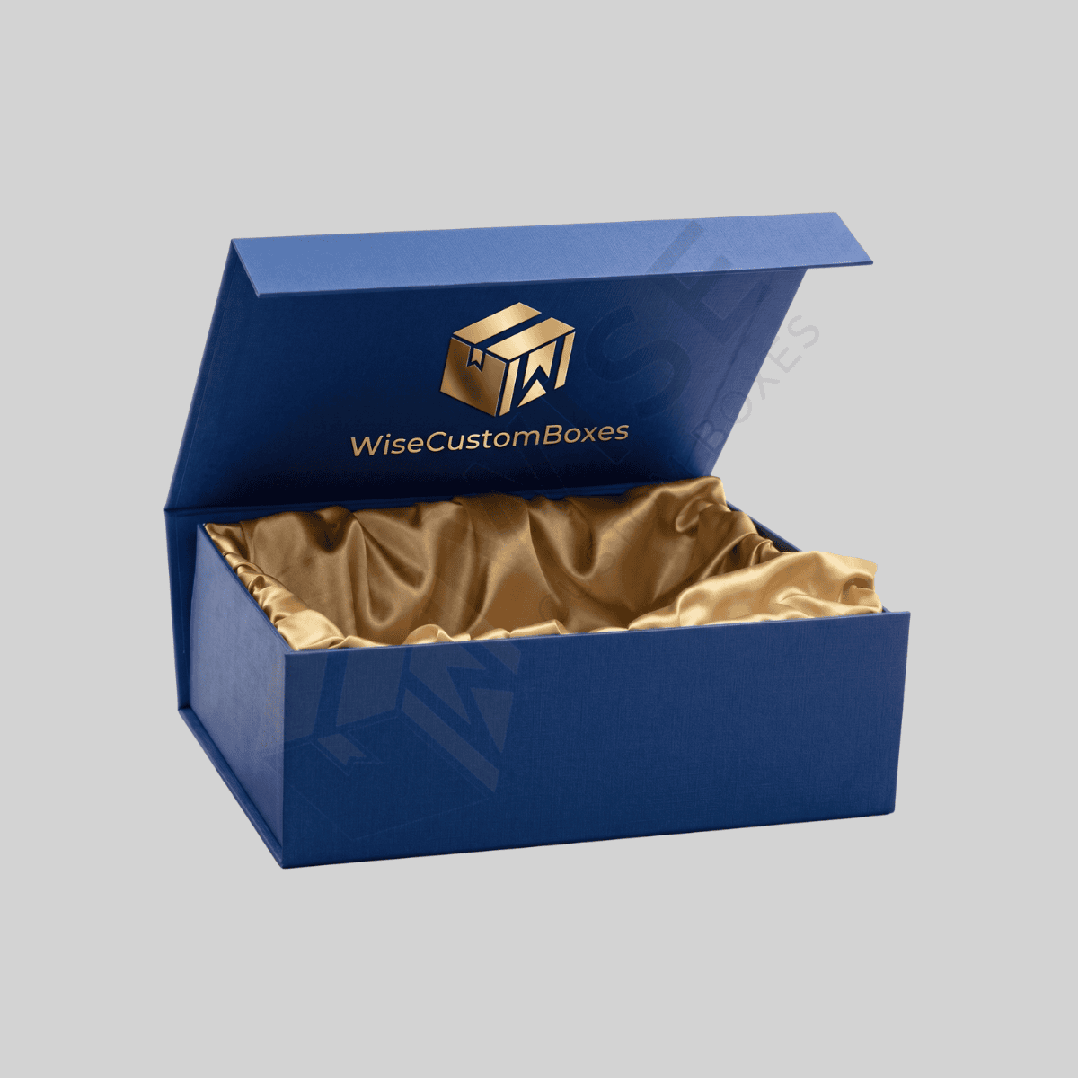 Custom Satin Lined Rigid Boxes for Luxury Product Packaging
