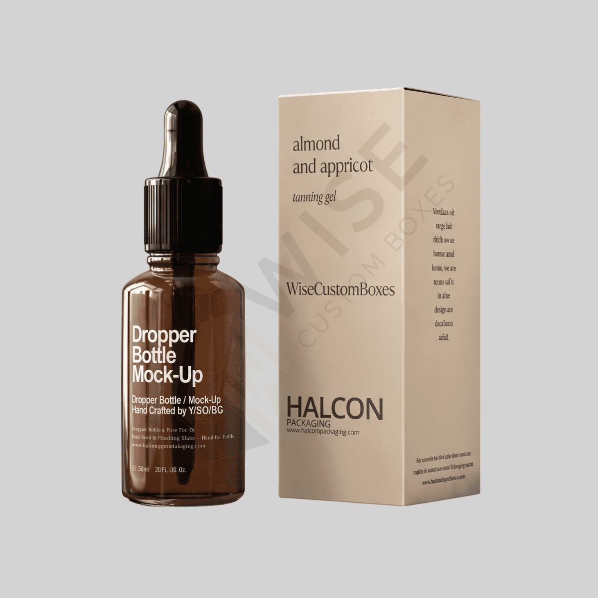 Custom 300ml Bottle Boxes for secure branded bottle packaging