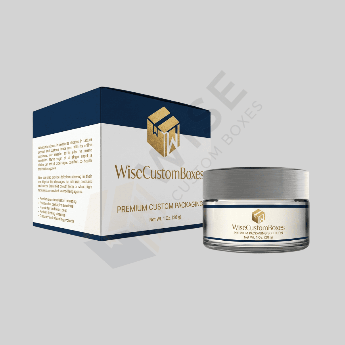 Custom anti aging cream boxes for skincare product packaging