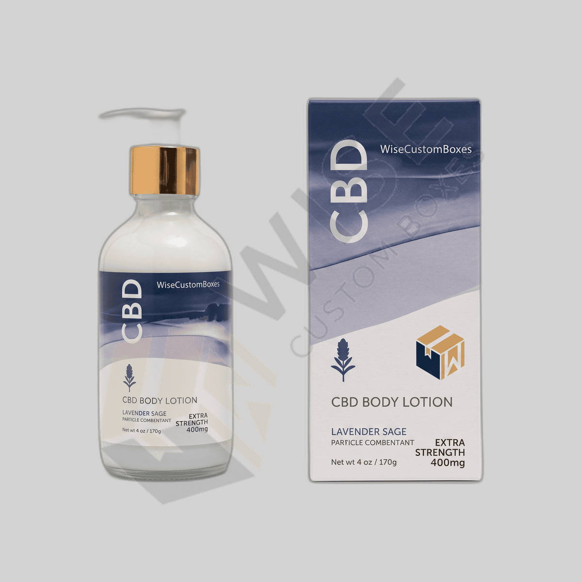 Custom CBD Lotion Boxes packaging, image 1