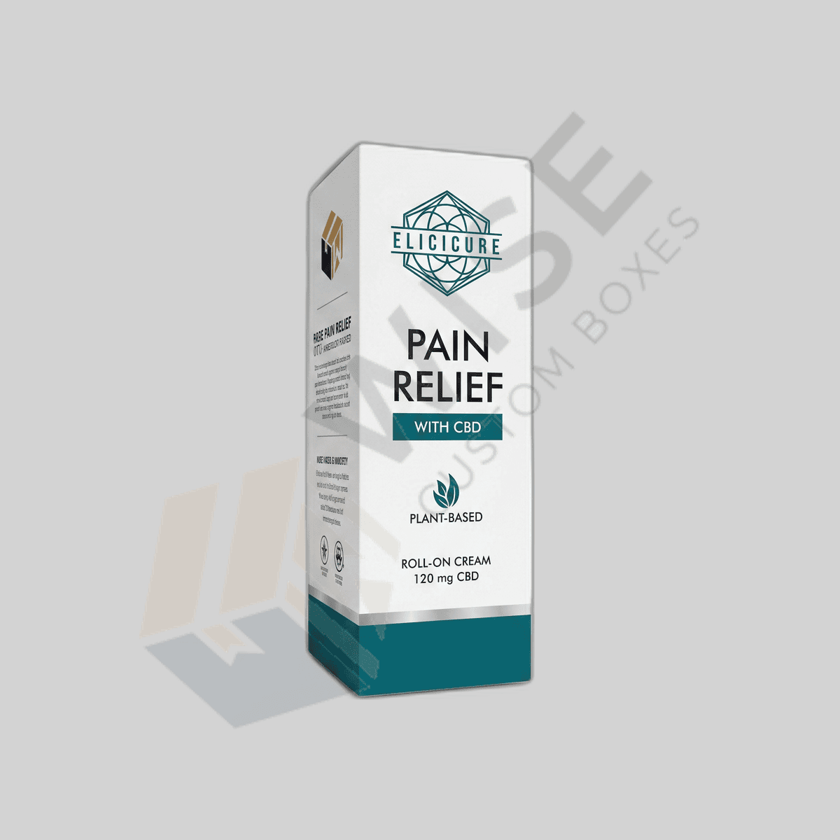 Custom CBD Pain Cream Boxes packaging, image 2