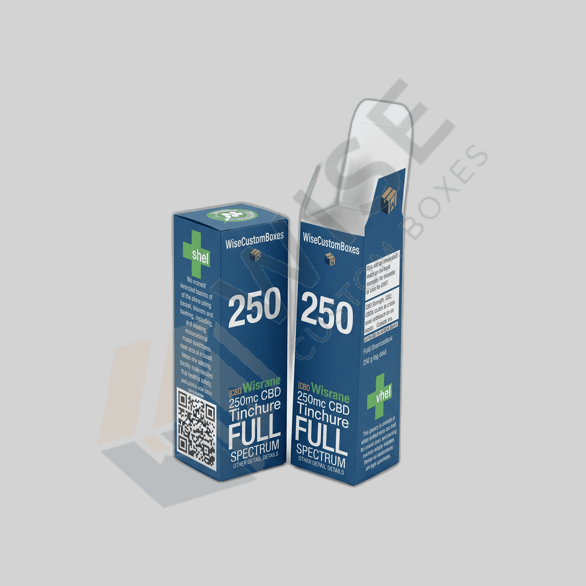 Custom CBD Tincture Packaging Boxes packaging, image 2
