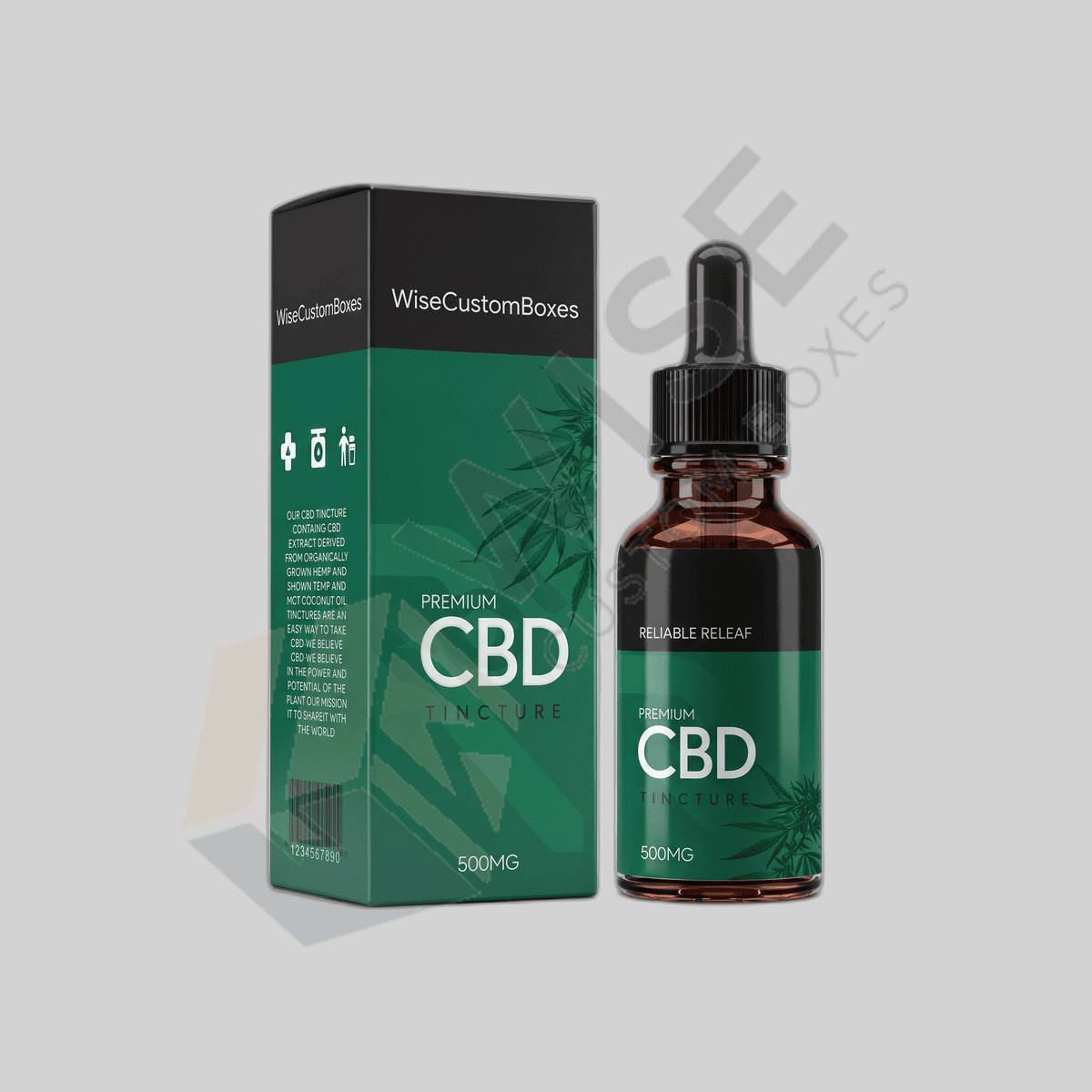 Custom CBD Tincture Packaging Boxes packaging, image 5