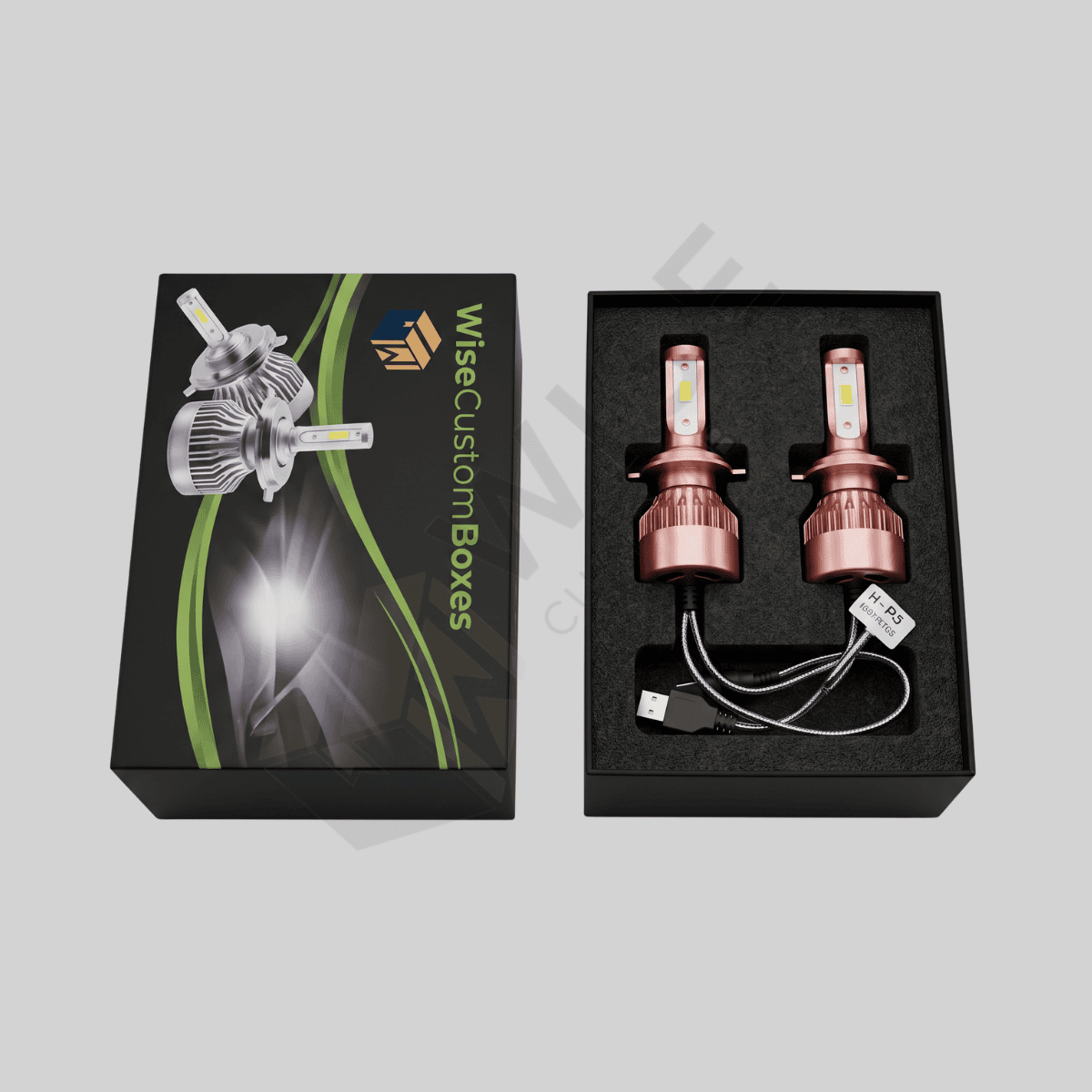 Custom Headlight Boxes for protective automotive lighting packaging