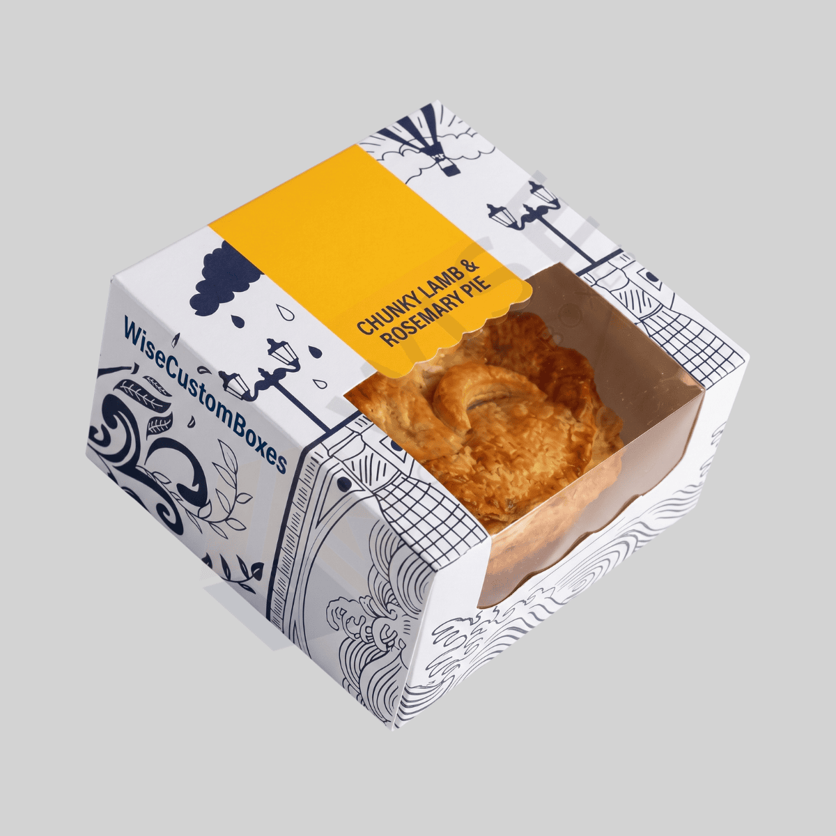Custom Pie Boxes for bakery and pie packaging