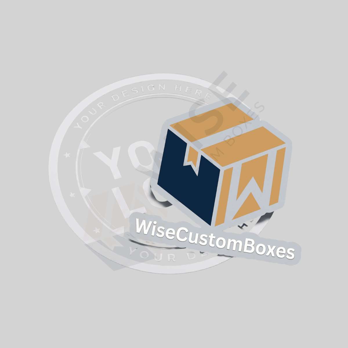 Custom die cut vinyl decals with precision-shaped outlines.